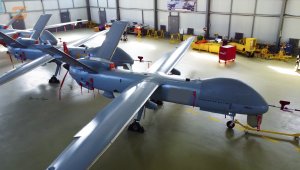 Эксклюзивное видео с тестовых полетов турецкого беспилотника Anka в Жамбылской области