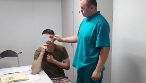 Мобильный полевой госпиталь позволил военнослужащим получить медпомощь без отрыва от службы