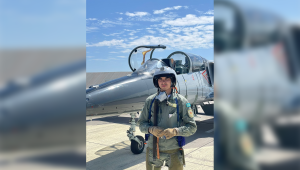 Курсант военного института рассказал о самостоятельном полете на учебно-боевом самолете