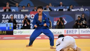 Казахстанский дзюдоист стал чемпионом мира среди кадетов