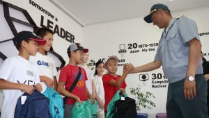 Военнослужащие Шымкентского гарнизона поддержали акцию «Дорога в школу»