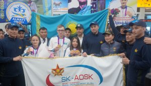 С наградами вернулись спортсмены Центрального спортивного клуба с Азиады-2023