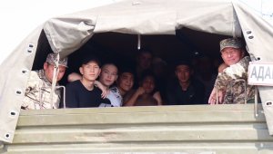 Как встречают новобранцев рассказали в шымкентской механизированной бригаде