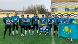 "Война на прямоугольном поле" - как казахстанские военнослужащие развивают в стране американский футбол