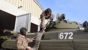 Высшая степень боевой готовности: в Шымкенте прошли тактико-строевые учения