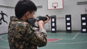 Школьники Караганды соревновались в стрельбе