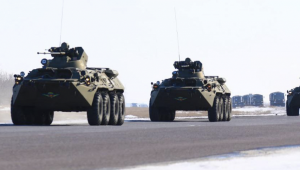 Учение с более 150 единицами военной техники проходит в Карагандинской области