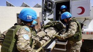 На Голанских высотах казахстанские миротворцы отработали первую тренировку