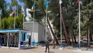 Флаг Казахстана поднят на Голанских высотах