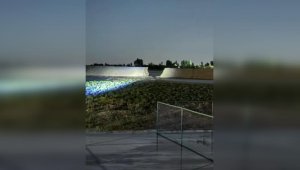 Дамбу прорвало в селе Жалгансай Атырауской области