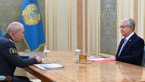 Глава государства принял министра обороны Руслана Жаксылыкова