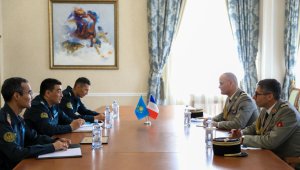 Представлен новый военный атташе Франции в Казахстане