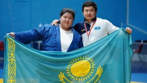 Впервые спортсменка из Казахстана стала чемпионкой мира в тяжелом весе по самбо