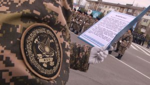 "Повезло служить в инженерно-саперных войсках": срочники в Конаеве принесли присягу