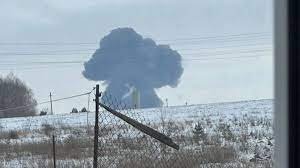 Российский военный самолет разбился под Белгородом. Погибли более 60 человек