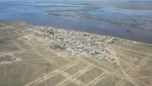 Уровень воды в реке Жайык в Атырауской области продолжает подниматься